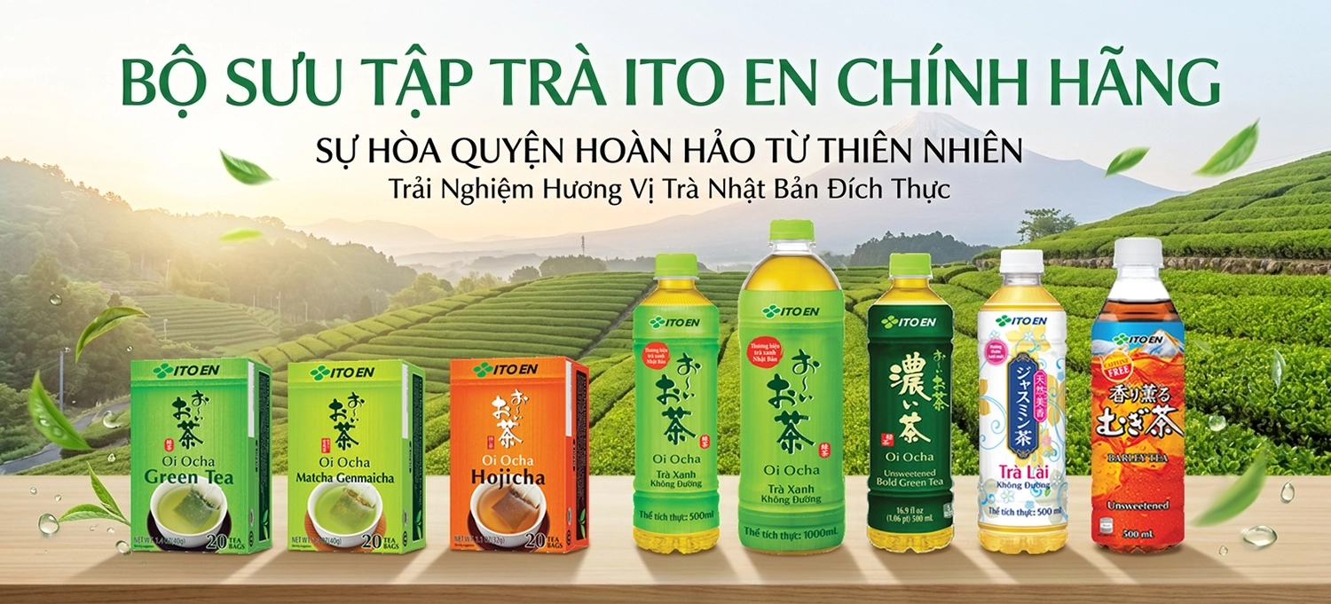 Trà Xanh Không Đường Oi Ocha Ito En – Hương Vị Nhật Bản Chính Thống Cho Doanh Nghiệp